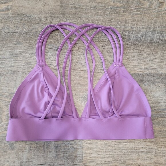 PINK | Victoria's Secret Triangle Strappy Bralette | Sz. S - Picture 4 of 7